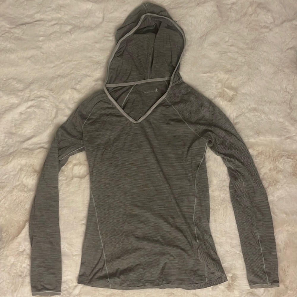 Smartwool thin micro 150 merino wool base layer hoodie